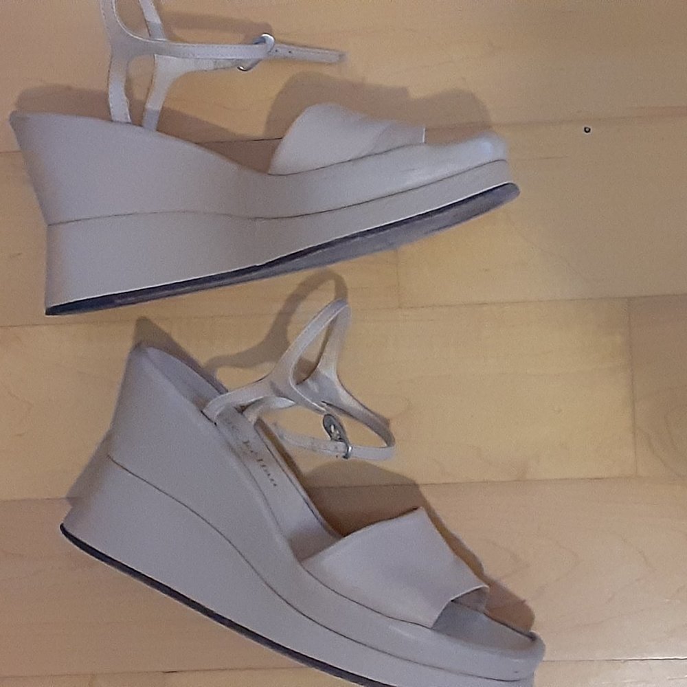 Stephane Kelian platform wedge shoes - made in France